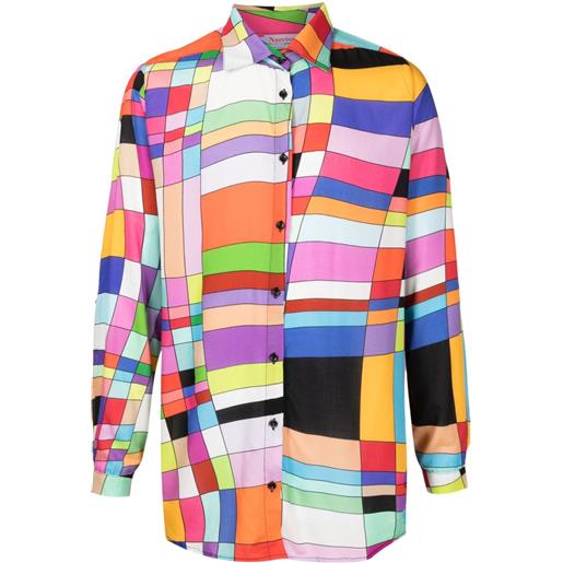 Amir Slama camicia con stampa geometrica - multicolore