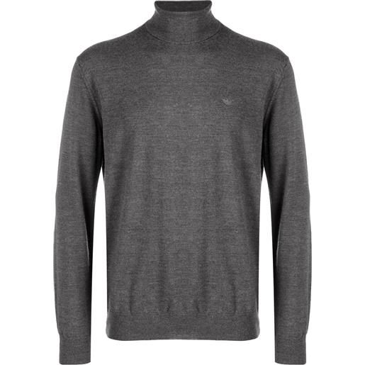 Emporio Armani maglione a collo alto - grigio