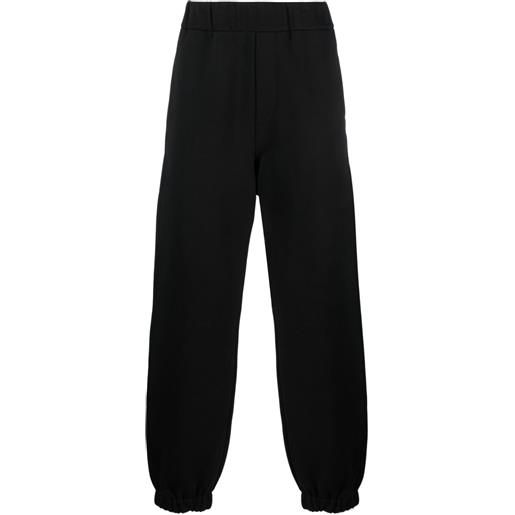 OAMC pantaloni sportivi con vita elasticizzata - nero