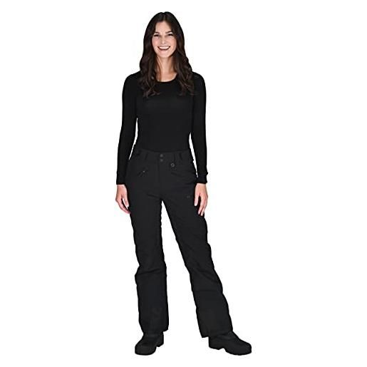 ARCTIX pantaloni da neve isolati premium da donna sci, nero, xl (16-18) regolare