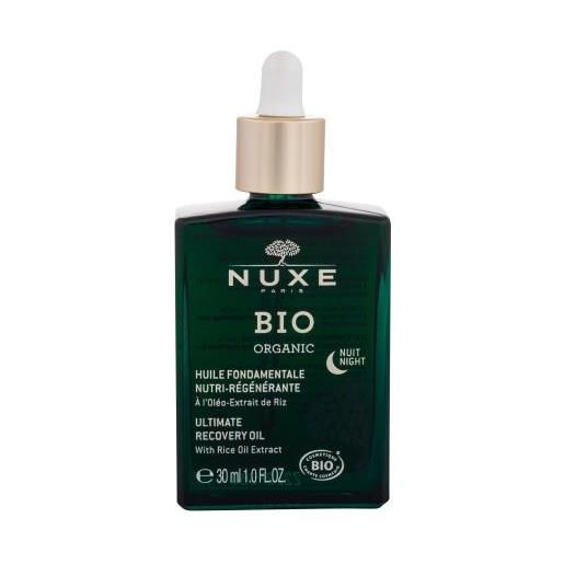 NUXE bio organic ultimate night recovery oil olio per la pelle da notte nutriente e rinnovante 30 ml per donna