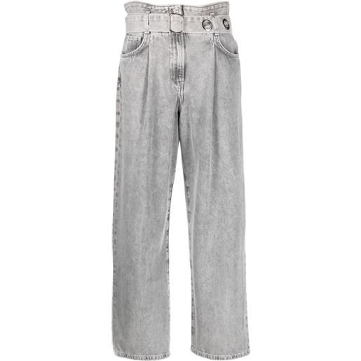 IRO jeans con cintura - grigio