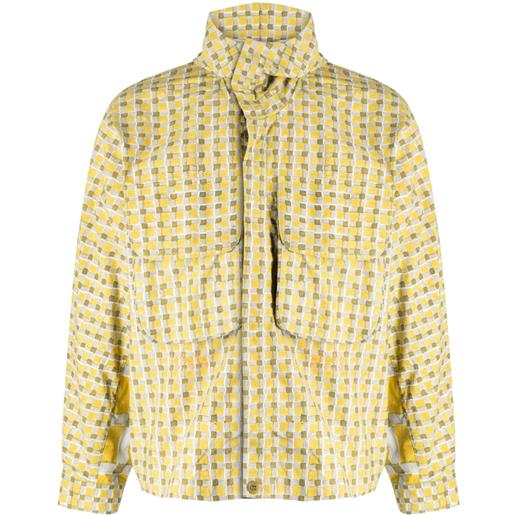 STORY mfg. giacca forager a quadri - giallo