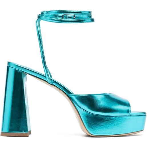 BETTINA VERMILLON sandali janet con plateau 110mm - blu