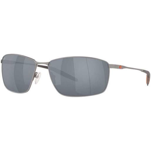 Costa turret mirrored polarized sunglasses oro gray silver mirror 580p/cat3 donna