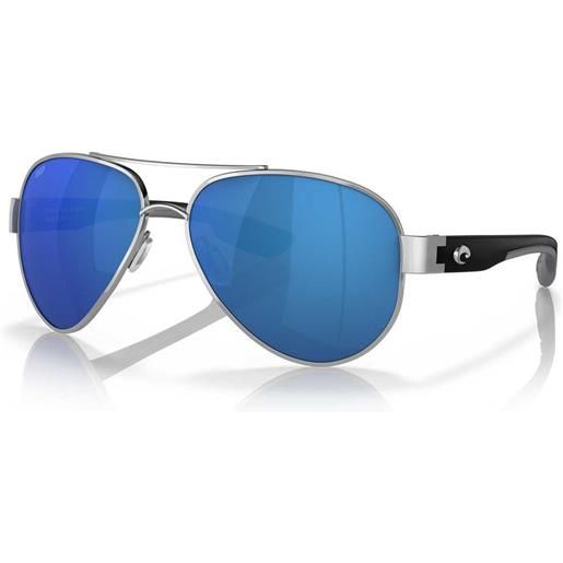 Costa south point mirrored polarized sunglasses trasparente blue mirror 580p/cat3 uomo