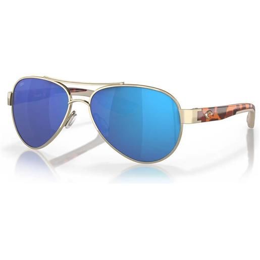 Costa loreto mirrored polarized sunglasses oro blue mirror 580g/cat3 uomo