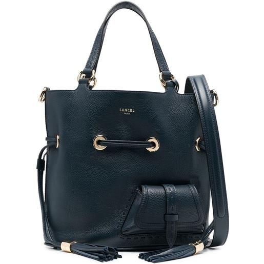 Lancel borsa a secchiello premier flirt media - blu