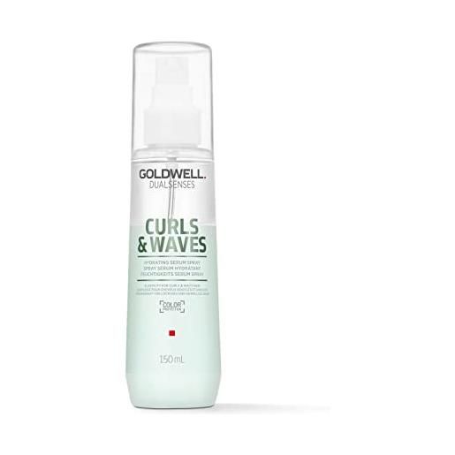 Goldwell dualsenses curls & waves, siero spray idratante per capelli ricci o mossi, 150ml