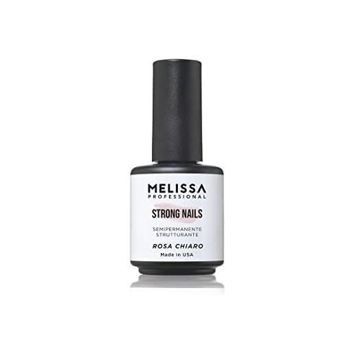 Melissa Professional melissa smalto unghie base builder semipermanente 15 ml colore rosa chiaro