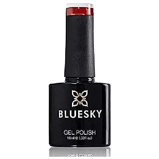 Bluesky smalto per unghie gel, reddy brown, cs03, buio rosso, rosso, marrone, buio (per lampade uv e led) - 10 ml