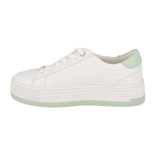 TOM TAILOR 5391304, scarpe da ginnastica donna, lavanda bianca, 40 eu