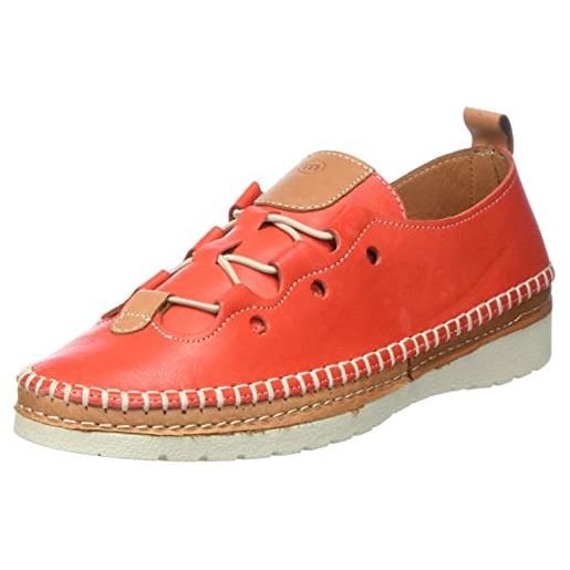 Manitu 840061-04, scarpe da ginnastica donna, colore: rosso, 40 eu