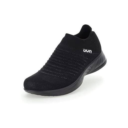 UYN ecolypt black sole, sneaker donna, nero, 39 eu