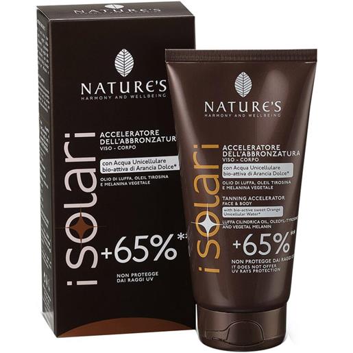 BIOS LINE SpA nature's solari accelleratore abbronzatura 150ml - formula con +65% di accelerazione dell'abbronzatura