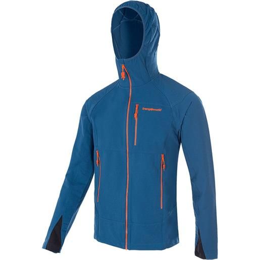 Trangoworld trx2 dura pro hoodie fleece blu s uomo