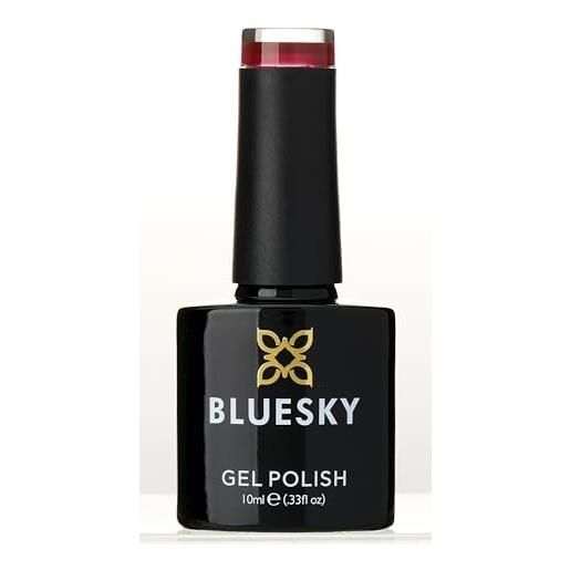 Bluesky smalto per unghie gel, winterfest, cs39, buio rosso, rosso, buio (per lampade uv e led) - 10 ml