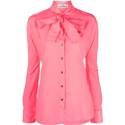Vivienne Westwood camicia con ricamo - rosa