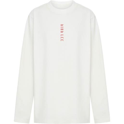 Dion Lee t-shirt con stampa - bianco