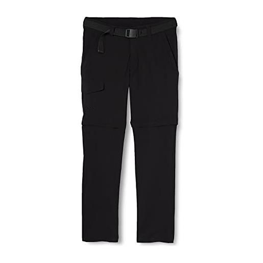 maier sports pantaloni uomo torid slim zip, uomo, hose torid slim zip, black, 3xl