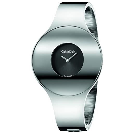 Calvin Klein orologio analogico quarzo da donna con cinturino in acciaio inox k8c2s111
