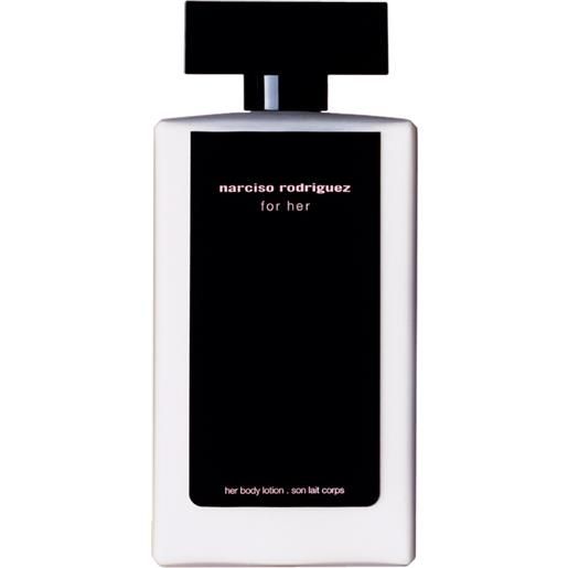 Narciso Rodriguez for her body lotion