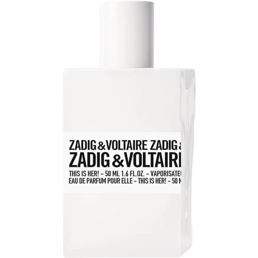 Zadig & Voltaire this is her!Eau de parfum 50ml
