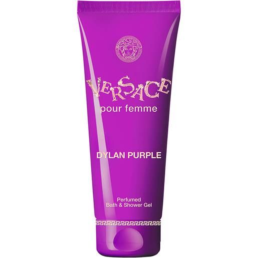 Versace pour femme dylan purple perfumed bath & shower gel