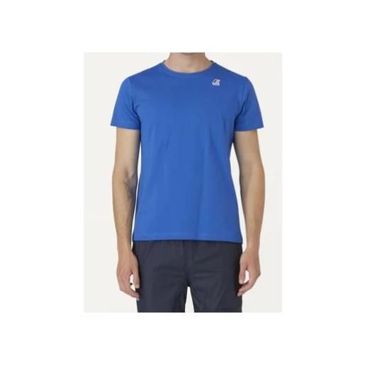 K-way edouard blue royal marine t-shirt m/m uomo