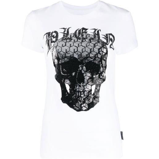 Philipp Plein t-shirt sexy pure skull - bianco