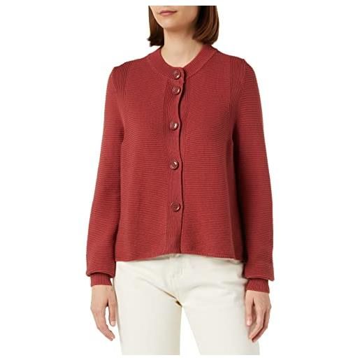 Sisley l/s maglione 105fm500c cardigan, marrone 2t1, s donna