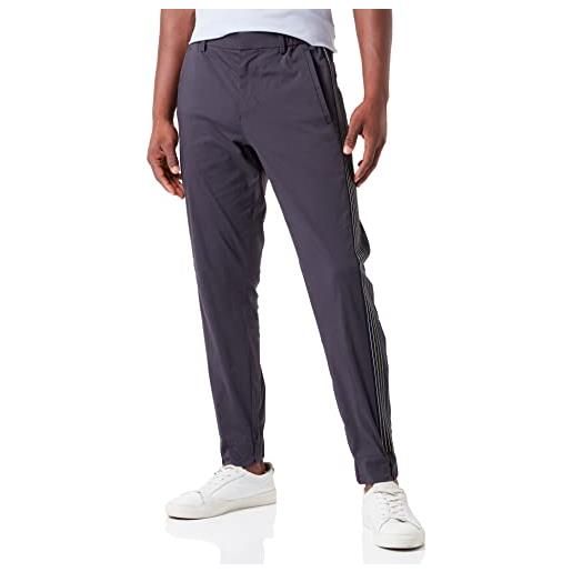BOSS t_lavish stripe pantaloni eleganti da uomo, blu scuro 402, 50
