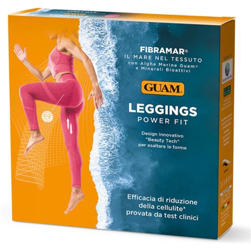 LACOTE Srl guam leggings power fit in fibramar fragola xs/s