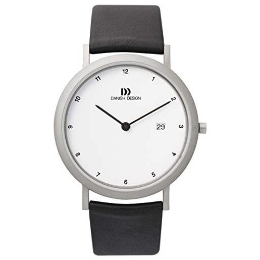 Danish Design 3316313 - orologio da polso uomo, pelle, colore: nero