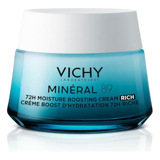 Vichy mineral 89 crema idratante 72h ricca 50ml