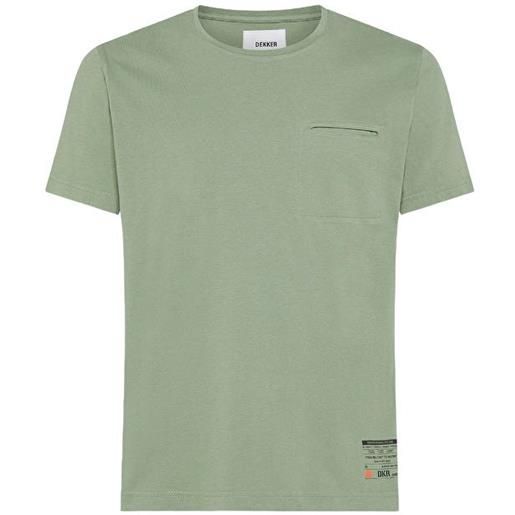 DEKKER - t-shirt con tasch verde
