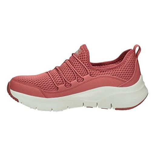 Skechers arch fit lucky thoughts, sneaker donna, nero, 37.5 eu
