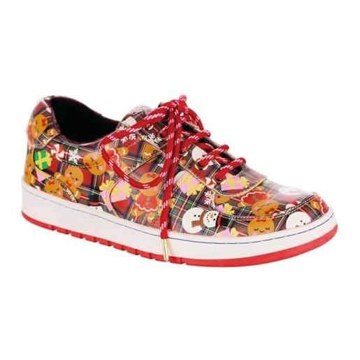 Irregular Choice starlight streamer - sneaker da donna, multicolore, rosso (eu 39)