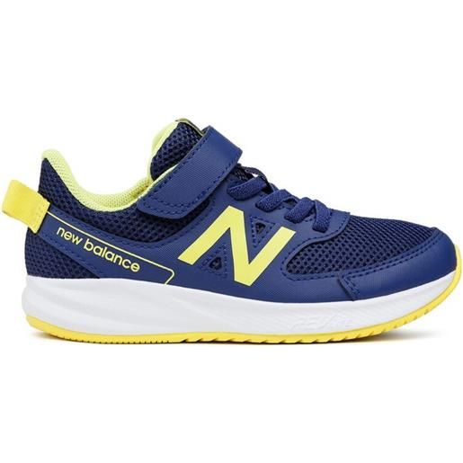 New Balance 570 performance victory blue scarpa nylon velcro junior bimbo