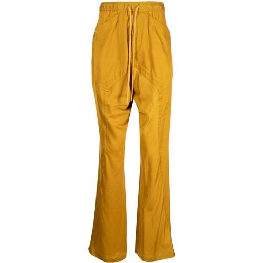 Julius pantaloni svasati con coulisse - giallo