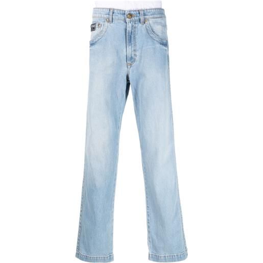 Versace Jeans Couture jeans a gamba ampia - blu
