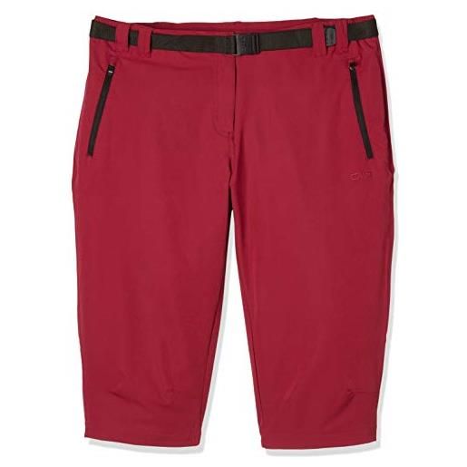 CMP 3t51246, pantaloni donna, rosso (borgogna), d34