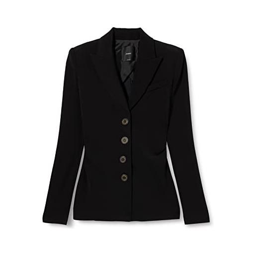 Pinko edvige giacca neoprene fluido elegante da lavoro, p87_fuxia, 40 donna