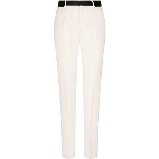 Dolce & Gabbana pantaloni da smoking - bianco