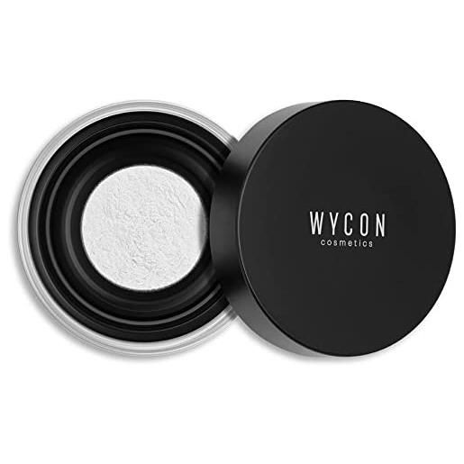 WYCON cosmetics hydra set - cipria libera ultra sottile, cipria in polvere texture vegana con acido ialuronico, riduce imperfezioni e lucidità della pelle
