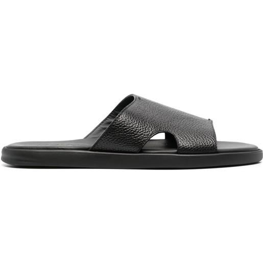 Doucal's sandali con dettaglio cut-out - nero