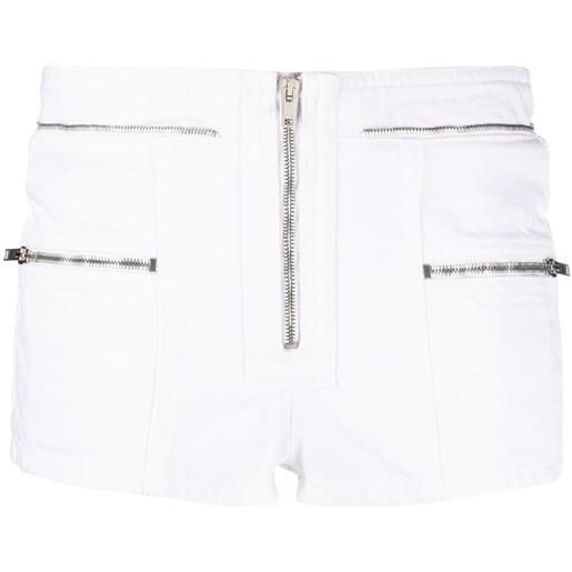 ISABEL MARANT shorts con zip - bianco