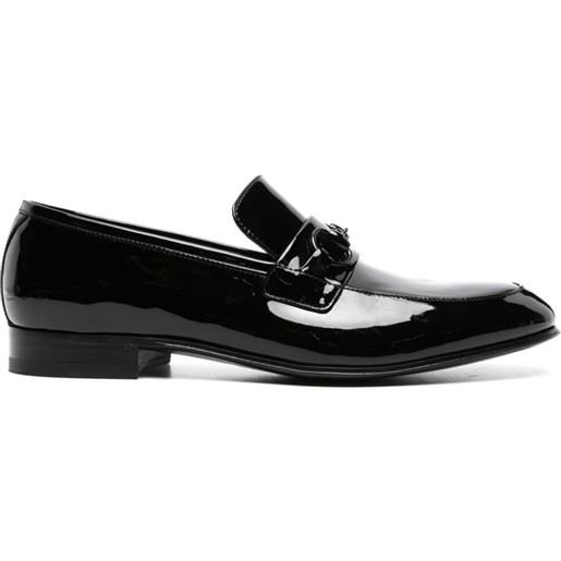 Gucci mocassini gg horsebit - nero