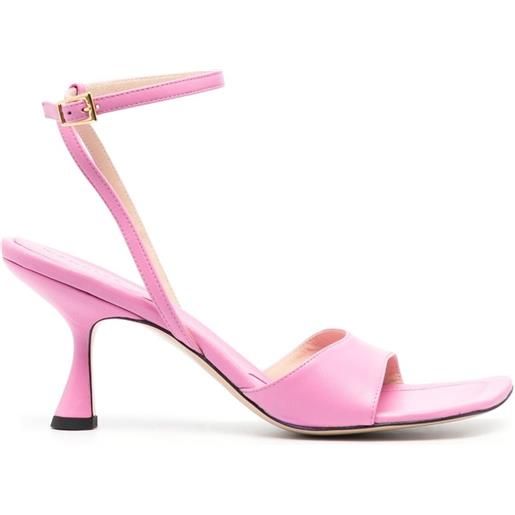 Wandler sandali a punta aperta 60mm - rosa