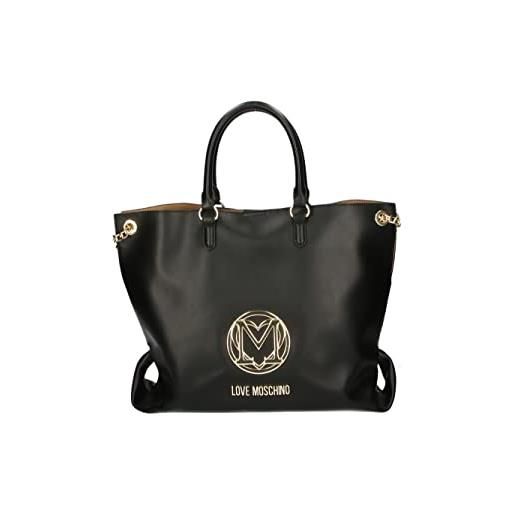 Love Moschino jc4034pp1gld0, shopper, donna, nero, taglia unica